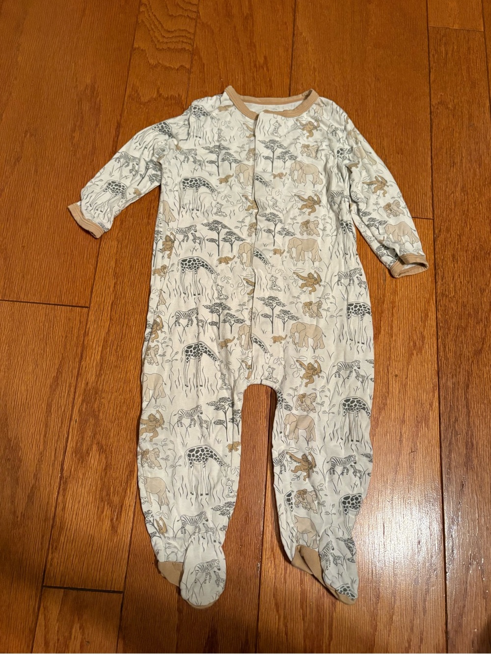 Magnetic Me Bamboo Safari Footie 3-6 months